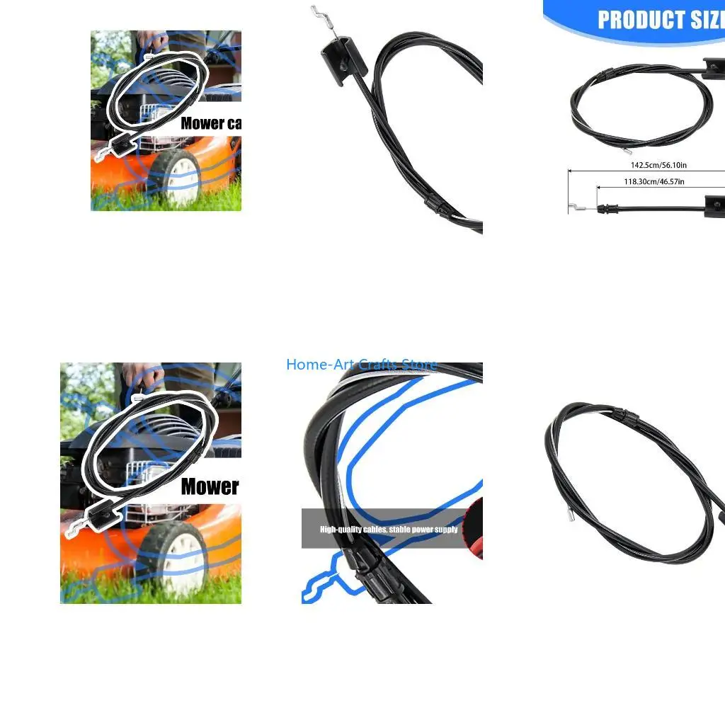 Y3NA Lawn Mower Train Engine Brake Wheel Drive Throttle Cable 7101395YP Bail Cable