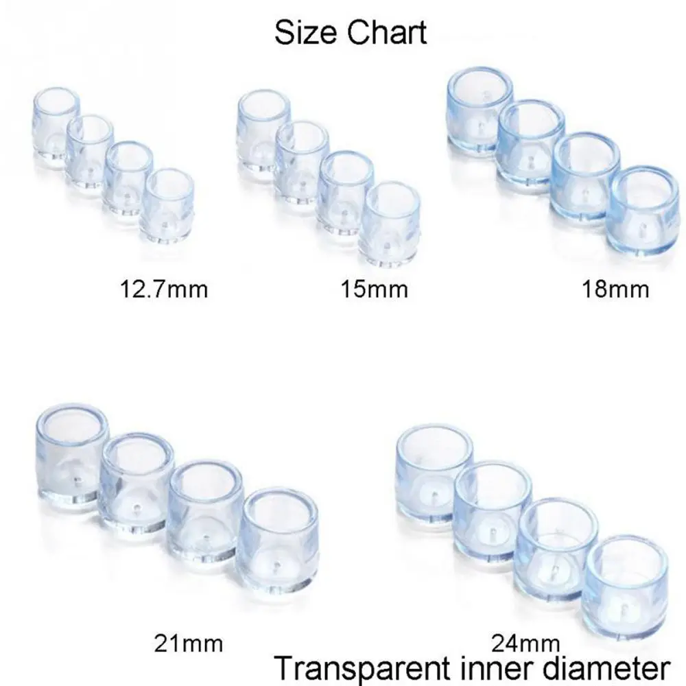 8 sztuk/zestaw kubków ochraniacze podłogowe okrągłym dnie nóżki do mebli antypoślizgowych pokrowców podkładki silikonowe noga od krzesła czapek