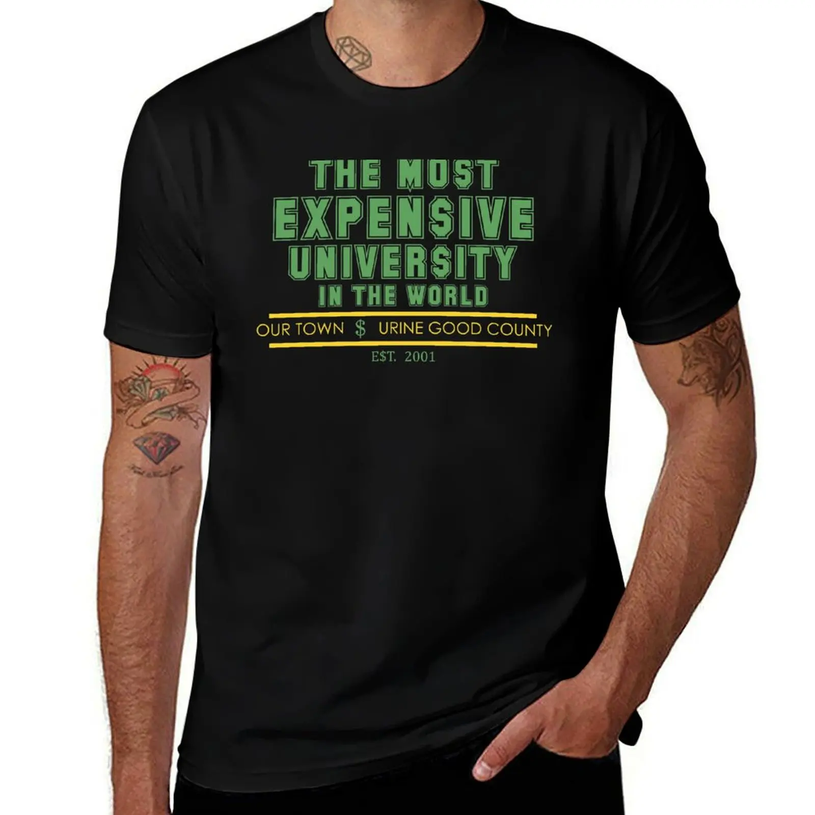 The Most Expensive University in the World T-Shirt Active Sports Short Sleeve Cotton Shirt T-Shirt