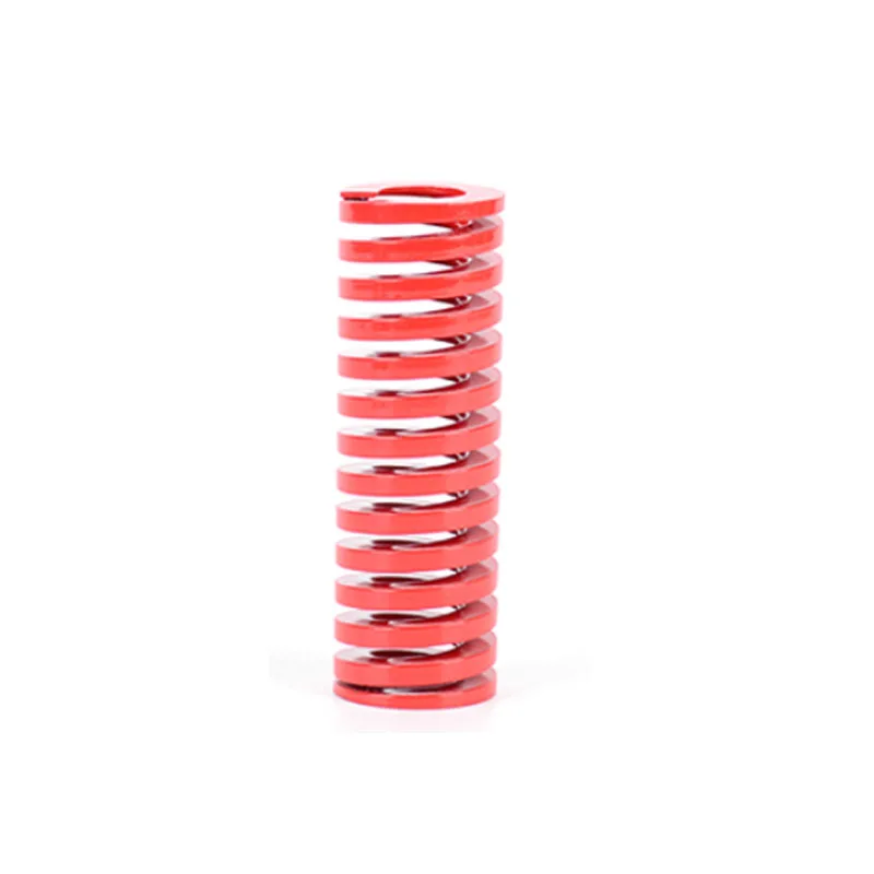 Red Medium Load Die Mold Spring Alloy Steel Compression Springs OD 6 8 10 12 14 16 18 20 22 25 27 30 35 40 50mm Length 20-300mm