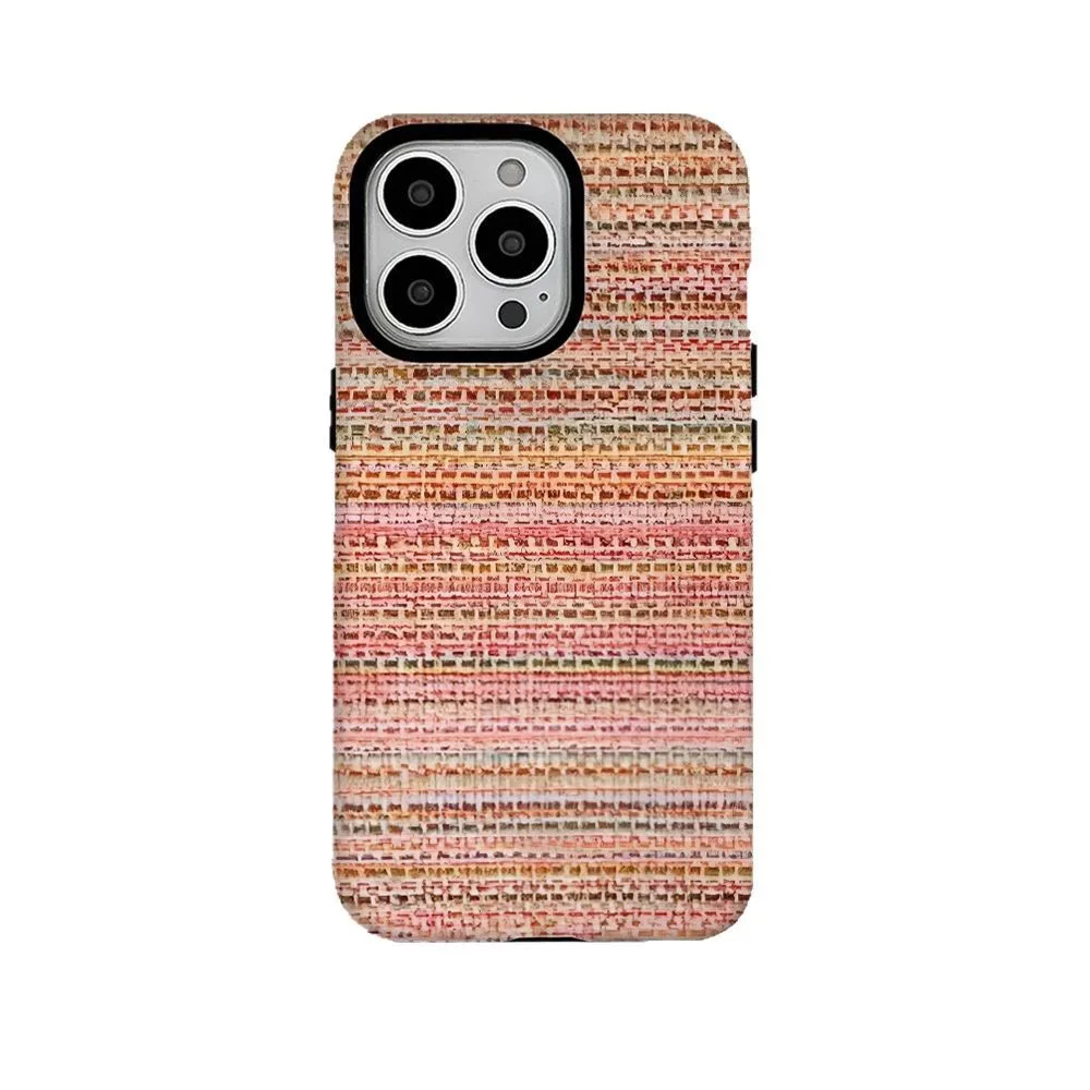 

Ins Weaving Sofa Texture Case for IPHONE 16ProMax 15 14 13 12 11 PRO 16 Plus XR XS Acrylic TPU Two in One Magnetic Phone Cases