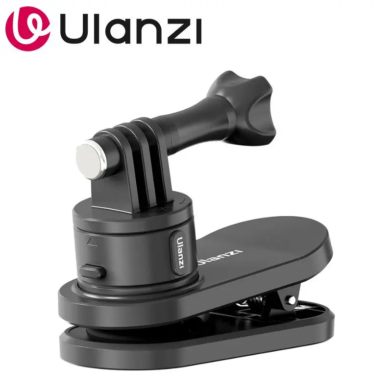 Ulanzi Go-QuickⅡ Magnetic Quick Release Backpack Strap Mount Twist-Lock Clip For GoPro DJI Insta360 Vlog Travel POV Shooting