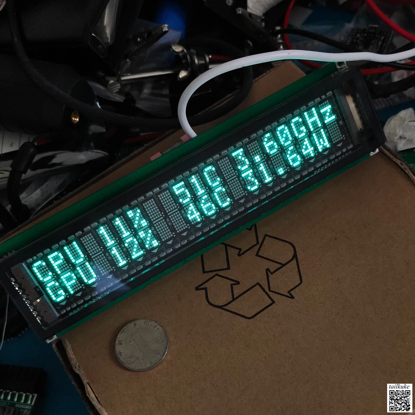 modulo-display-vfd-da-787-pollici-vfd2002-schermo-secondario-per-chassis-monitor-delle-prestazioni-aida64
