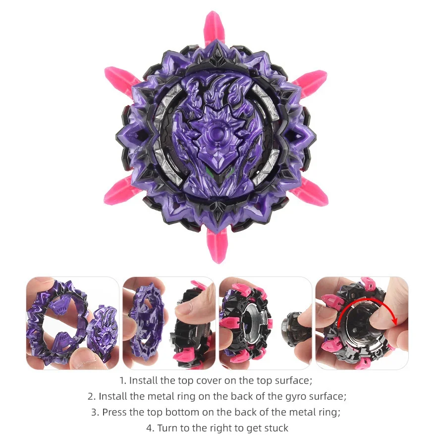 Burst Superking B-169 variante Lucifer Mb 2D gyroscope bataille haut jouet rotatif pour enfants garçons cadeau d'anniversaire Bey Bay lame