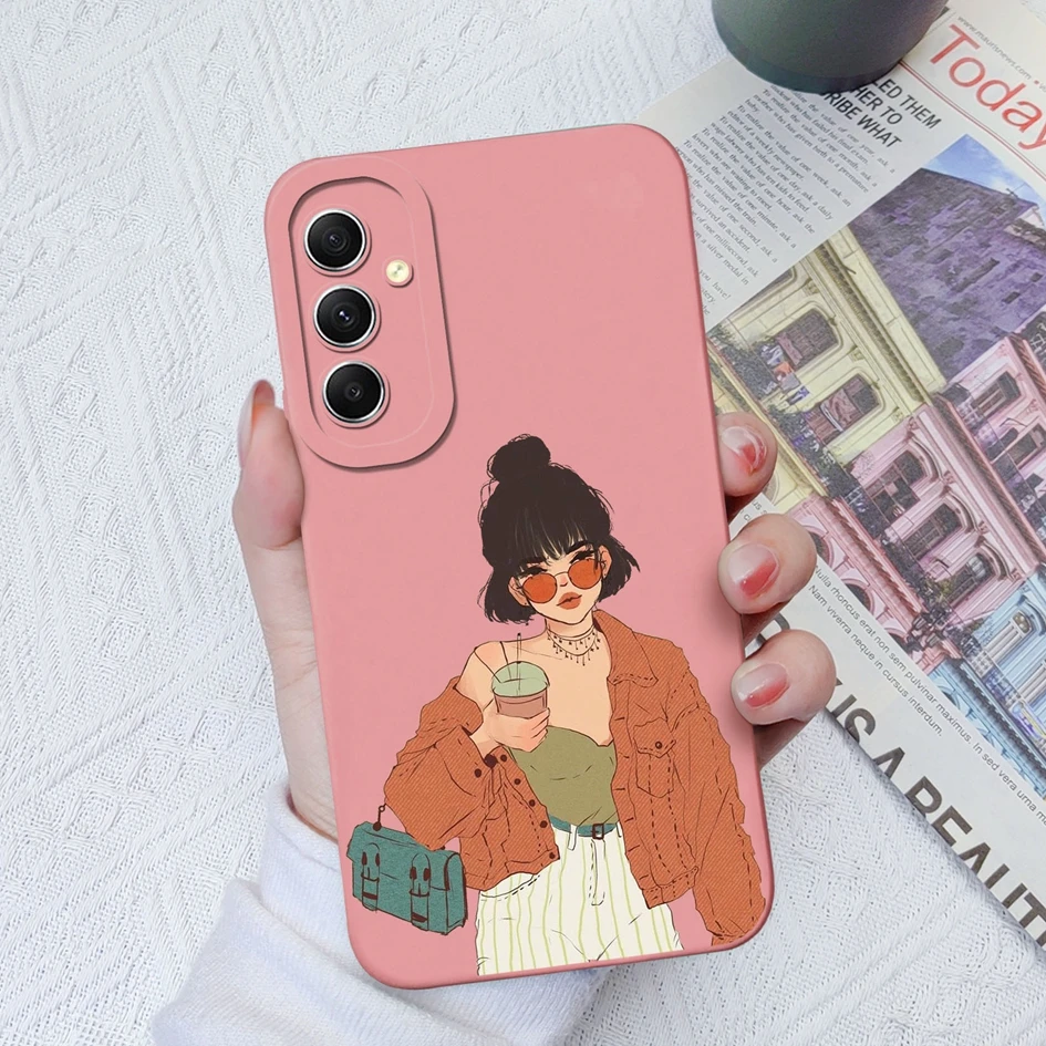 For Samsung Galaxy A34 A24 A54 Phone Case Shockproof Liquid Silicone Soft TPU Back Cover For Samsung A 34 A 24 A 54 Fundas Coque