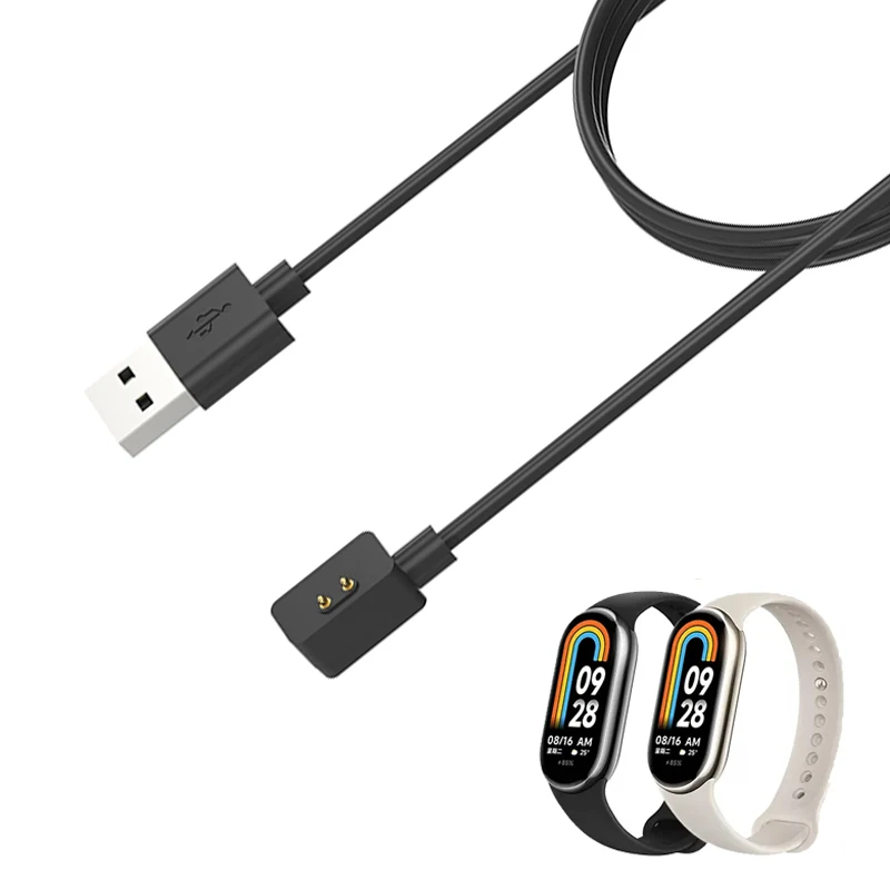 Adaptador de corriente para Smartband, Cable de carga USB para Xiaomi Mi Band 8/ 8 Pro, pulsera inteligente, accesorios para Mi Band