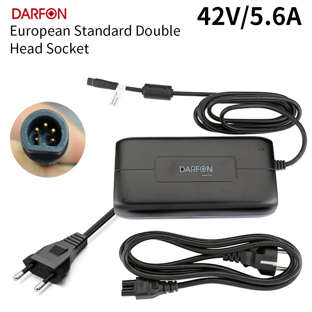다르폰 전기자전거 충전기 B240-301 Ladegerät 42V 5.6A 168W 배터리 (피셔, 데브론 전기자전거용 리튬 배터리 충전기)