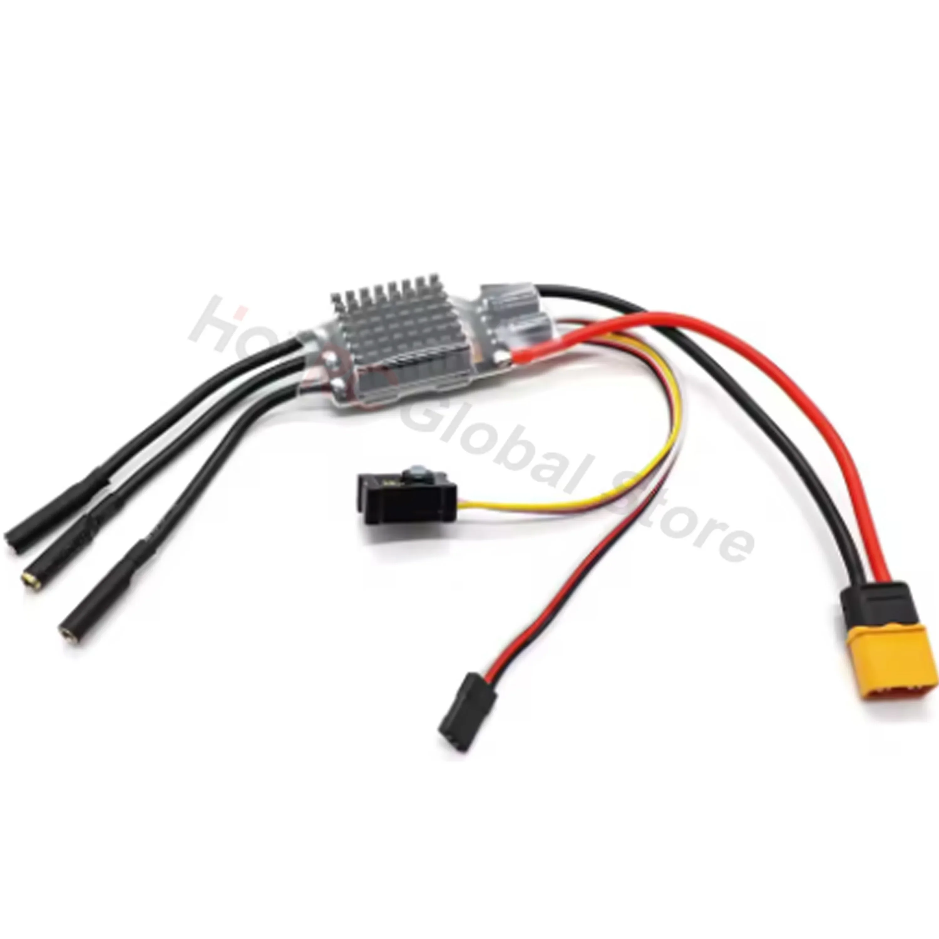 AM32 80A Brushless Programming ESC 2~6S BEC 5-8.2V USB Type-C Link for 1/8 1/10 RC AXIAL SCX10 90046 TRAXXAS TRX4 RC4WD Parts