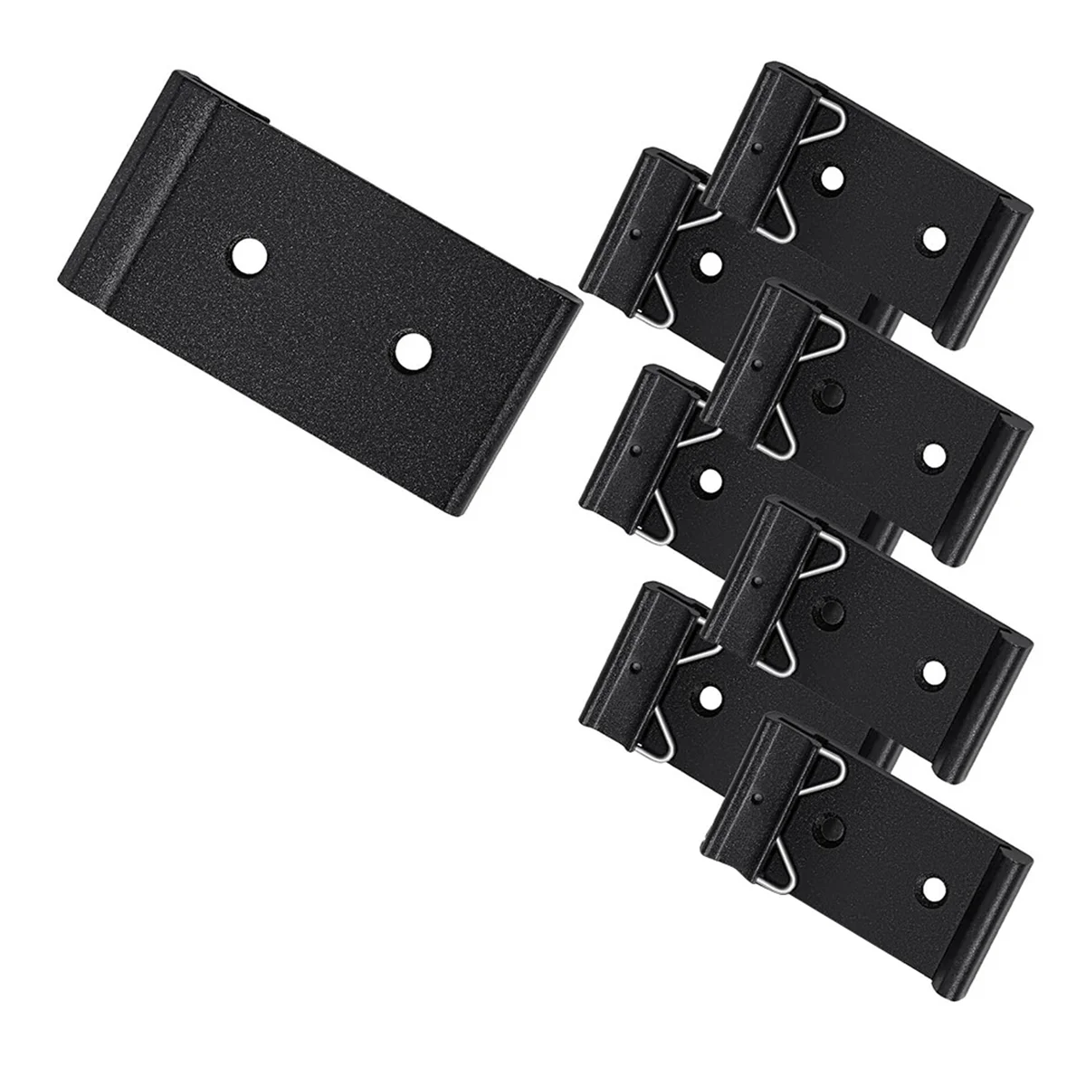 

SSR 10 Pcs Din Rail Mount Clip Snap in Universal Mounting Brackets Fixed Clamp,Relay Clip for 35mm Din Rail Switches 1.02Inch