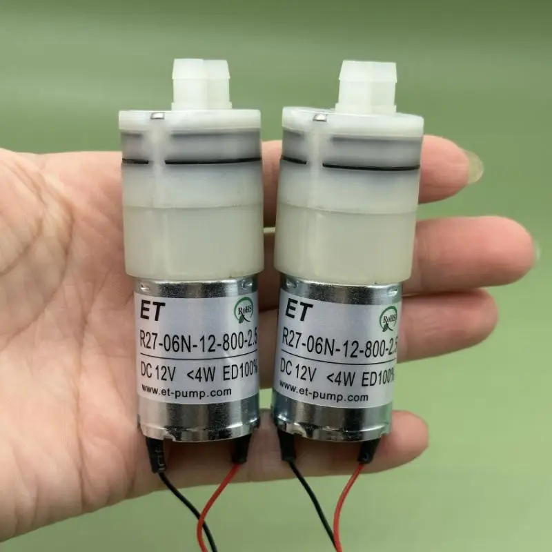 1 Unidade Bomba de Água Autoescorvante por Sucção Série ET R27 R27-06 Mini 370, Bomba de Diafragma Micro DC 12V para Robô Aspirador DIY
