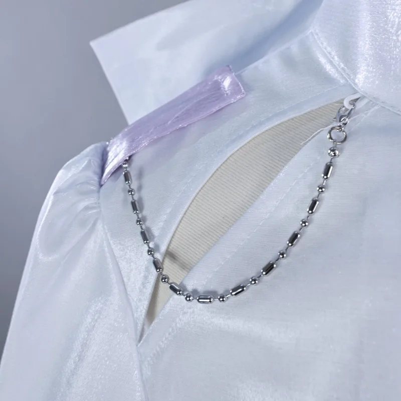 Luka Cosplay disfraz Anime Alien trajes de escenario peluca sintética de pelo corto amarillo claro