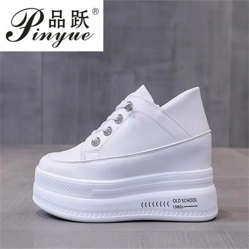 

8cm 10cm Women New Casual Shoes Vulcanize Sneakers Basket Femme Spring Autumn Brand Platform Wedge Vulcanized shoes