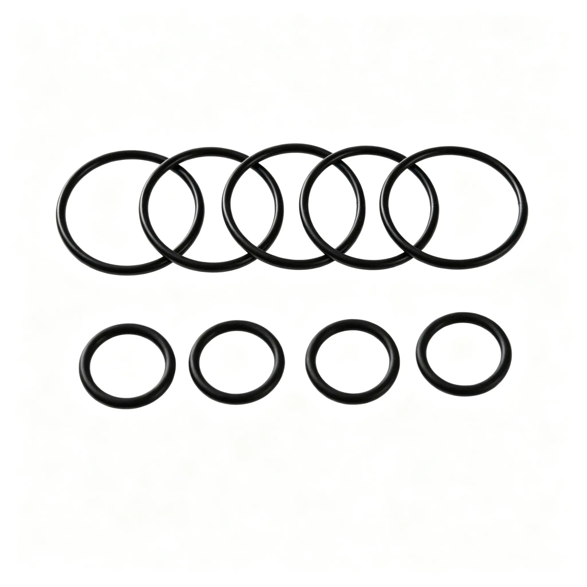 225Pcs 18 Sizes Black NBR Rubber O-Ring Kit Seal Gasket Assortment Set for Car Automotive Plumbing Repair