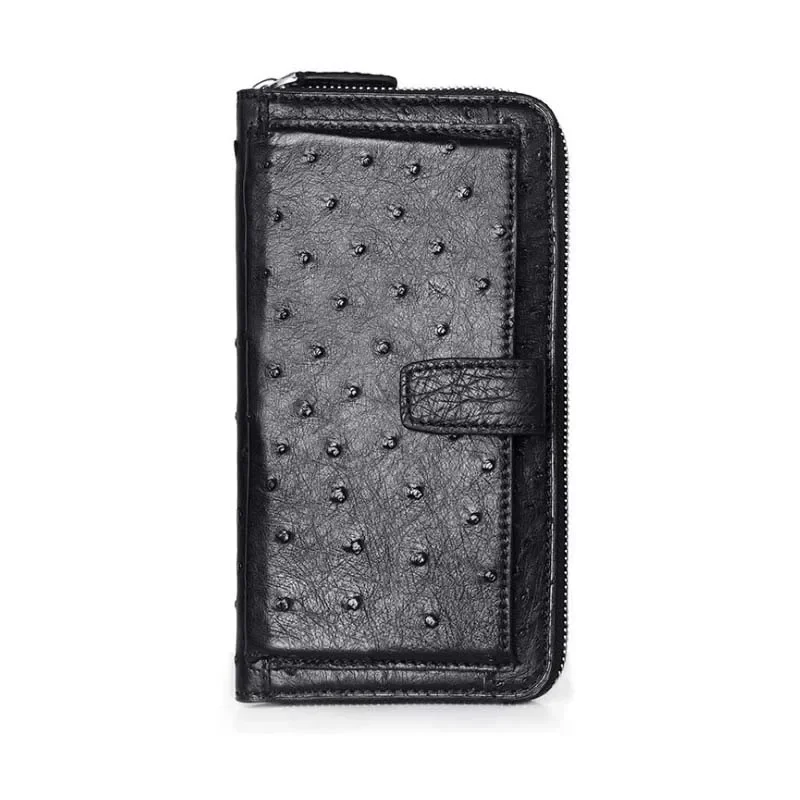 

hongqiangyin Ostrich leather Long men wallet summer new men import More screens men wallet