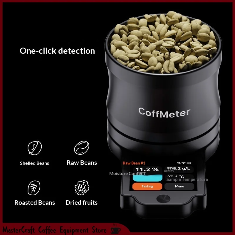Difluid CoffMeter M1 Coffee Bean Moisture & Density Analyzer Green Coffee Bean Density Meter Moisture Measuring Instrument