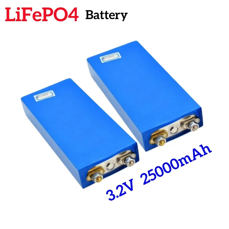 3.2V 25Ah LiFePO4 battery,cell Lithium iron phosphate deep cycles for Diy 12V 24V 36V 48V solar energy UPS power