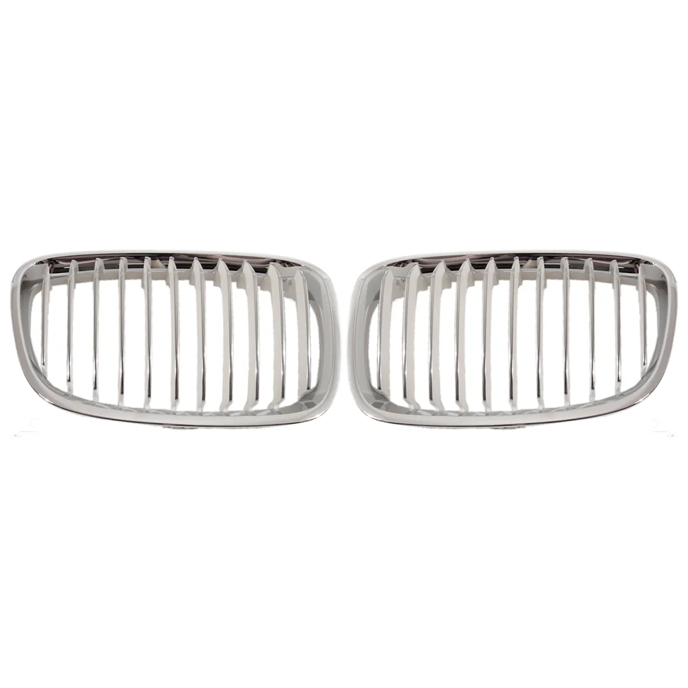 51137262119 51137262120 Left Right Decorative Chrome Plating Strips F21 F20 1 Series For BMW Front Grille 2011-2015