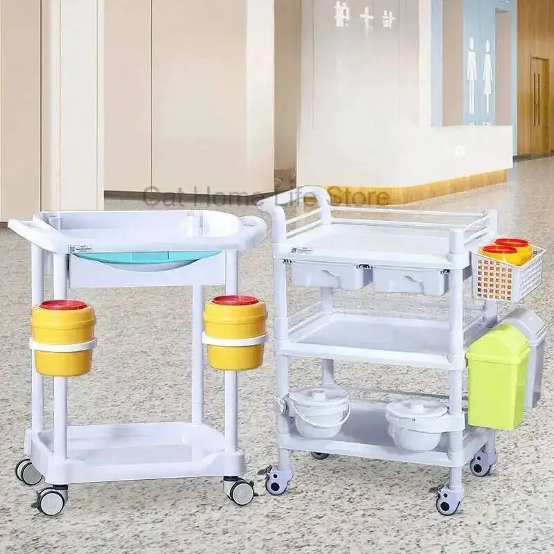 Carrello Ruota di bellezza con salone Officina Carrello Carritos Mobili per salone Salone di bellezza Organizzatori Werkzeugwagen Attrezzatura da barbiere