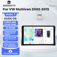 DUDUAUTO 2K Screen Android 13 Wireless Carplay Car Radio For Volkswagen VW Multivan T5 2003-2015 12G+512G UIS7870 Navigation GPS