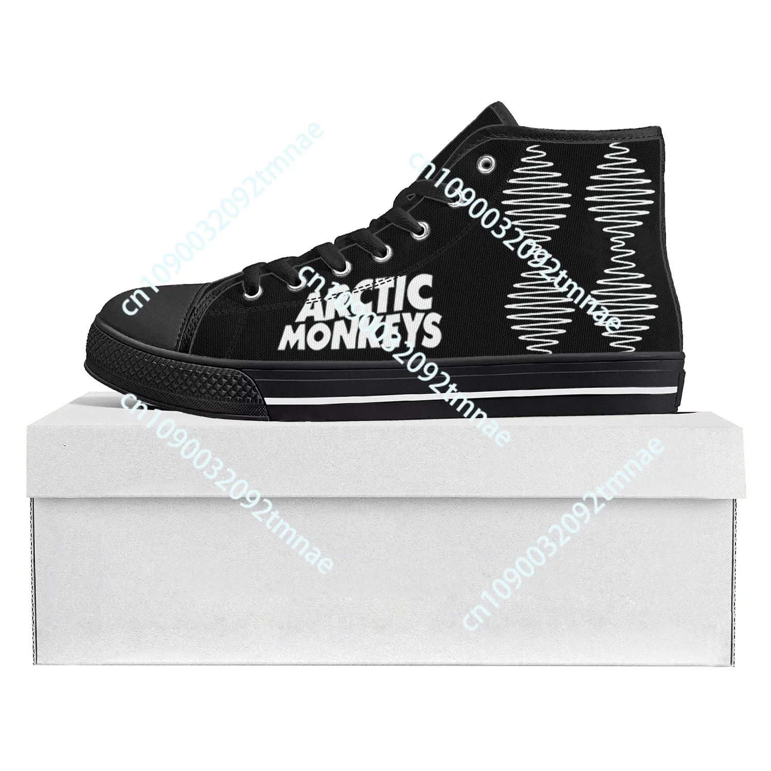 

Arctic Monkeys Rock Band Pop High Top High Quality Sneakers Mens Womens Teenager Custom Sneaker Casual Couple Shoes Custom Shoe