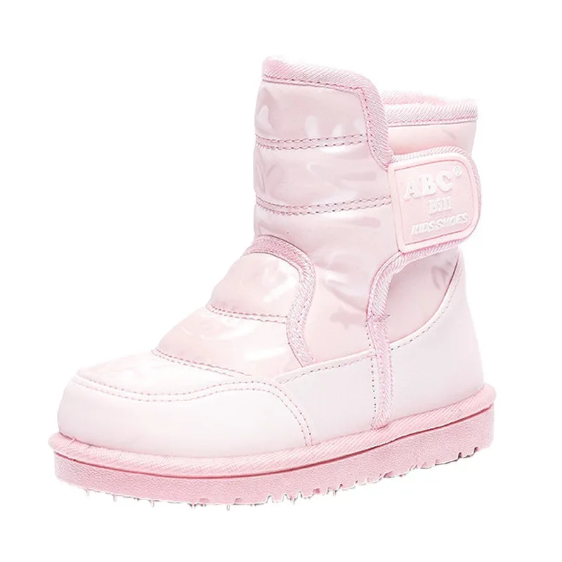 Ботинки Детские Child Shoes Winter Boots for Children Antiskid Cotton Plush Girl Sneakers Lightweight Comfortable Boy Snow Boots