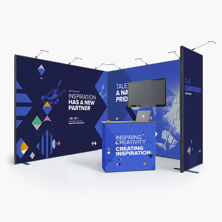 10x10 Aluminum Modular  Trade Show Booth 3x3m Open Style Exhibition Booth Stand