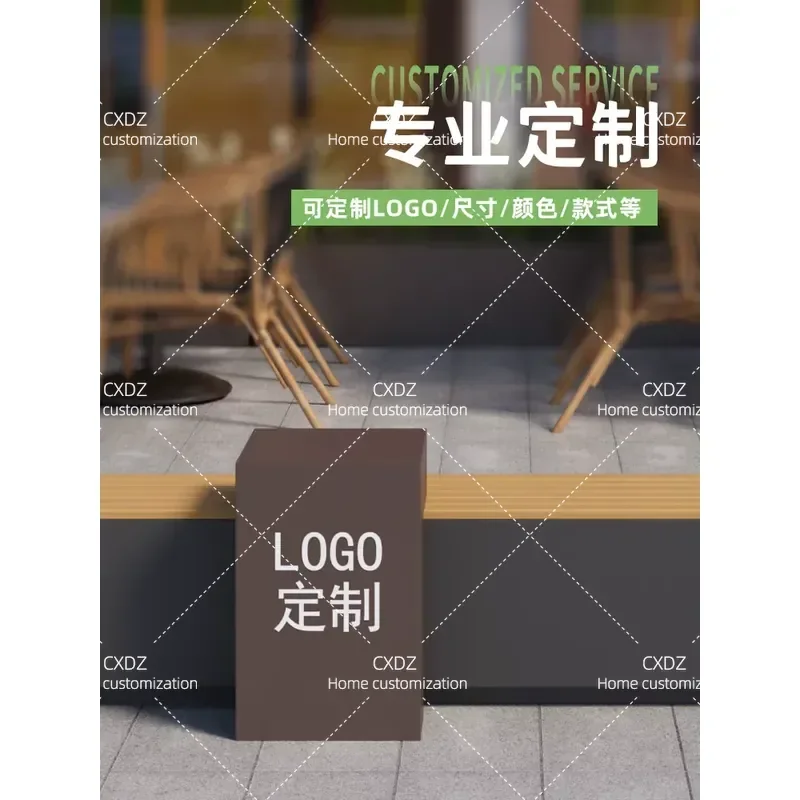 Outdoor Smart Bench with Wireless Charging Energy Saving Flower Box Seat for Park Commercial Pedestrian Street Public Rest