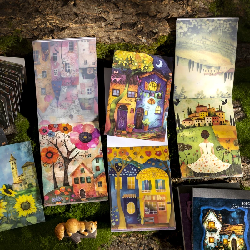 

Журнал GO, 30 шт., винтажные уникальные наклейки «Странный дом», «сделай сам», декоративные наклейки для скрапбукинга, «сделай сам», креативные наклейки для дома Stranse