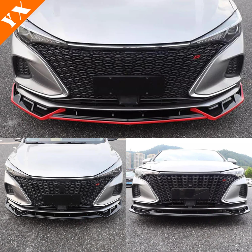 

For Changan EADO plus 2020-2024 Accessories Carbon Trim Car Front Shovel Front Lip Front Bumper Rear Wind Protector Anti Hit