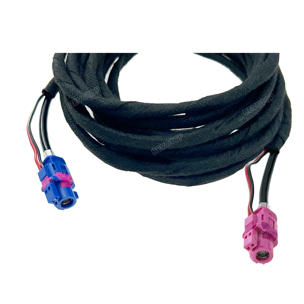 BEVOTOP 4+2Pin HSD Cable 6Pin Code C Female to 6Pin Code H Female Jack High Speed Data Transmission Auto Wire Harness LVDS Cable