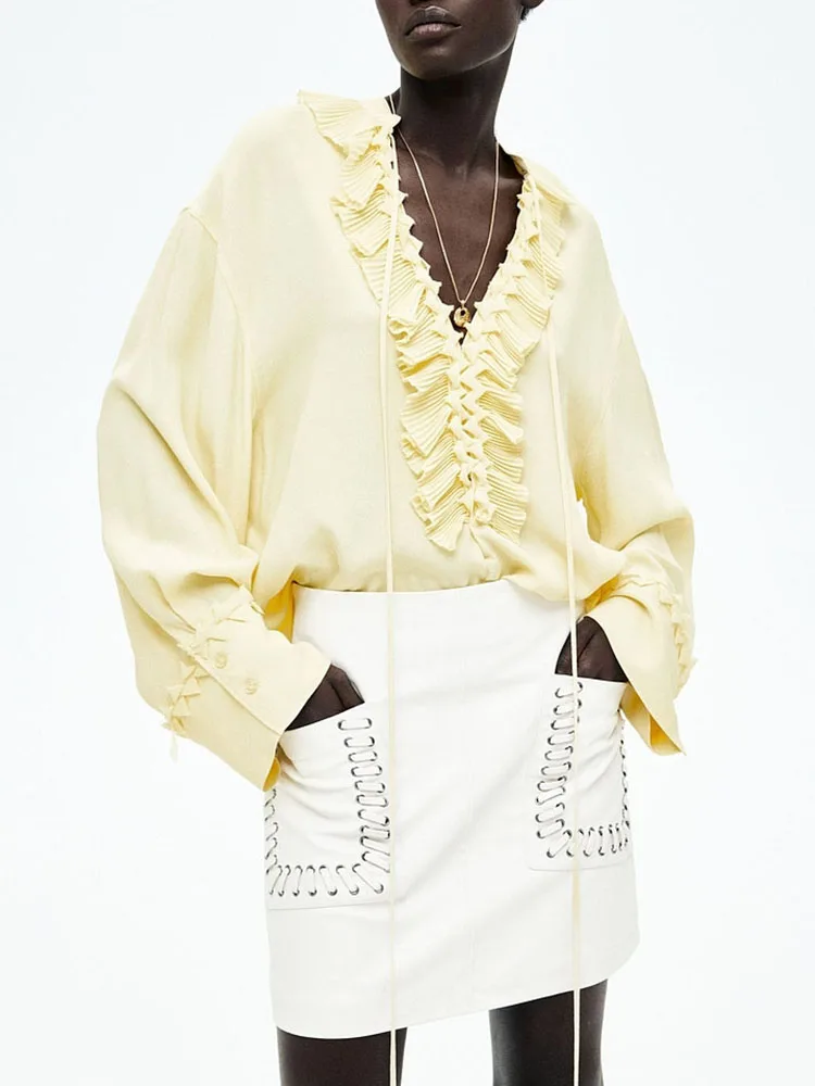 

Ele, летняя новая женская юбка с высокой талией, окрашенный материал поверхности, юбка для поездок на работу, облегающий крой, другой материал 00%