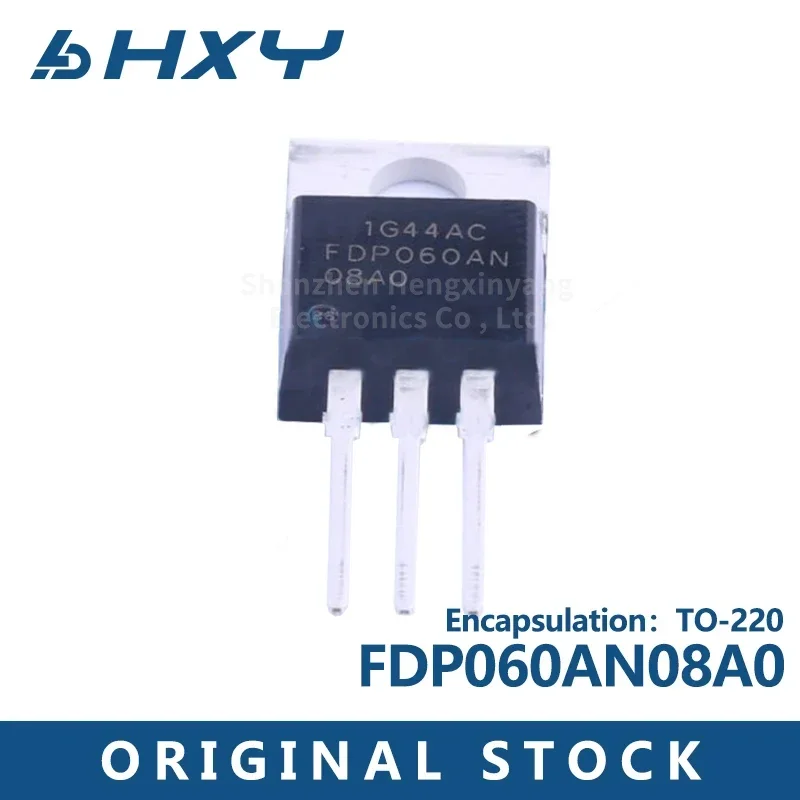 

10 шт./лот FDP060AN08A0 вставляется напрямую в TO-220 75 В 16 А N-канальная МОП-полевая трубка