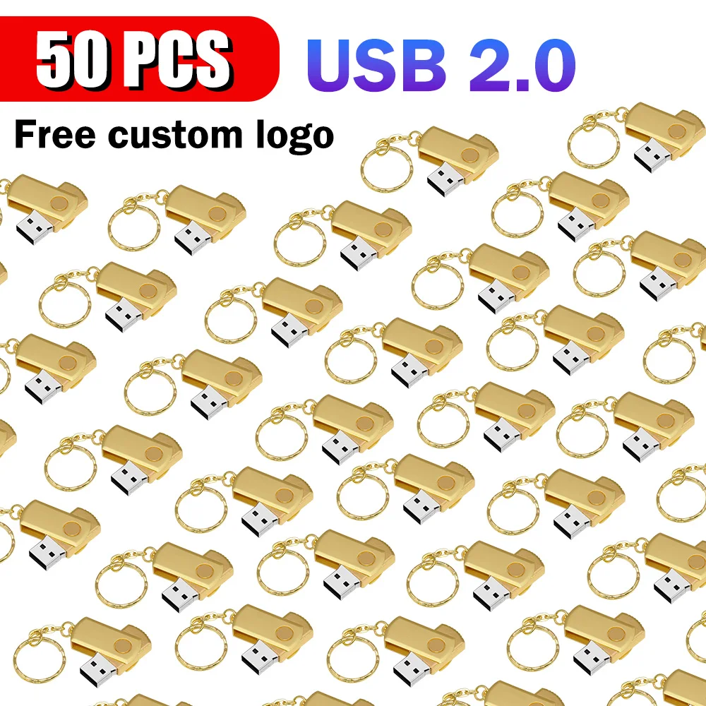 

50pcs Free custom Logo Real Capacity USB Flash Drive Usb2.0 4GB 8GB 32GB 64GB Photography Gift Pendrive Memory stick 128mb 256mb