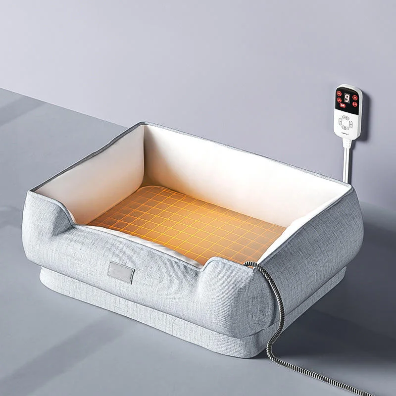 

Electric Pet Beds Wire Adjustable Thermostat Overheat Protection Winter Luxury Custom Wholesale Portable Washable Waterproof