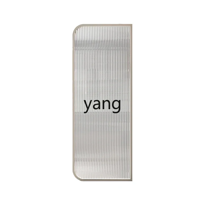 Lmm1 household bathroom stainless steel art glass screen partition bath room dry and wet separation