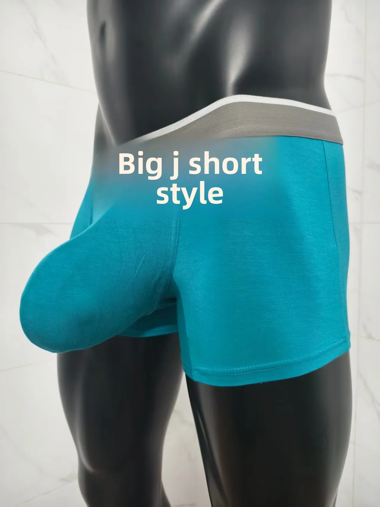 Premium Herren Modal Boxershorts mit Großem Vordertaschen-Design, Extra Große Formgebung, Atmungsaktiv, Kühlend, Leichtgewichtig