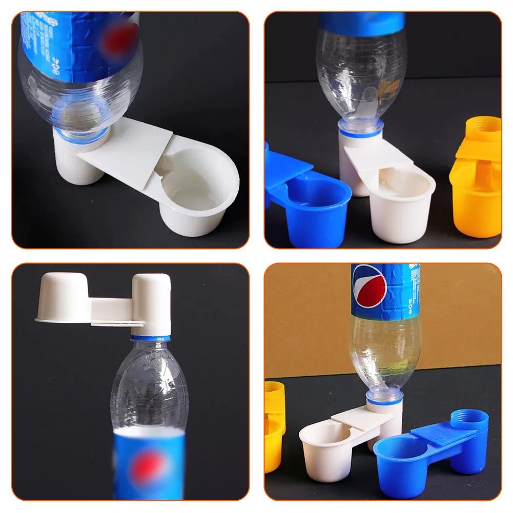 5/10/20 قطعة الطيور السمان شارب الكؤوس زجاجة ماء كوب القط الدجاج حمامة الببغاء الهامستر فوهة مزدوجة دليل المياه للدواجن