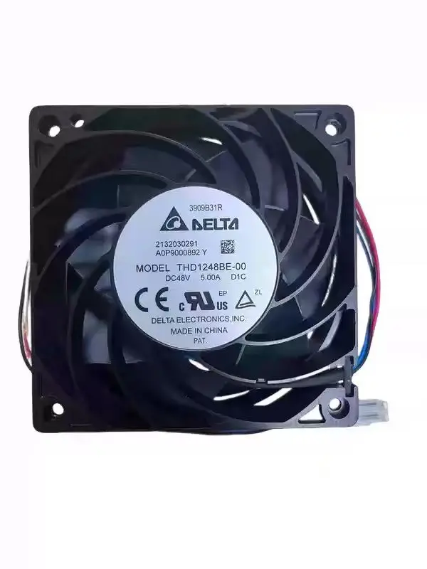 120mm X 38mm Fan For Original Delta 12038 48V 5A Extreme Performance Fan THD1248BE Full Aluminum Frame 4-Wire Speed