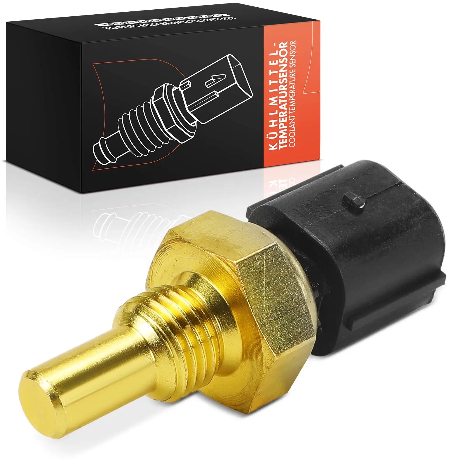 Frankberg 1x Sensor Koelvloeistoftemperatuur voor VW LT 28-46 II Platform/Chassis Mercedes-Benz W202 S202 W210 W124 0115425117