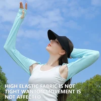 KoKossi Summer Women’s UV Protection Shawl Arm Sleeves Breathable Lightweight Thumb Hole Cycling Golf Driving Sports Outdoor 3
