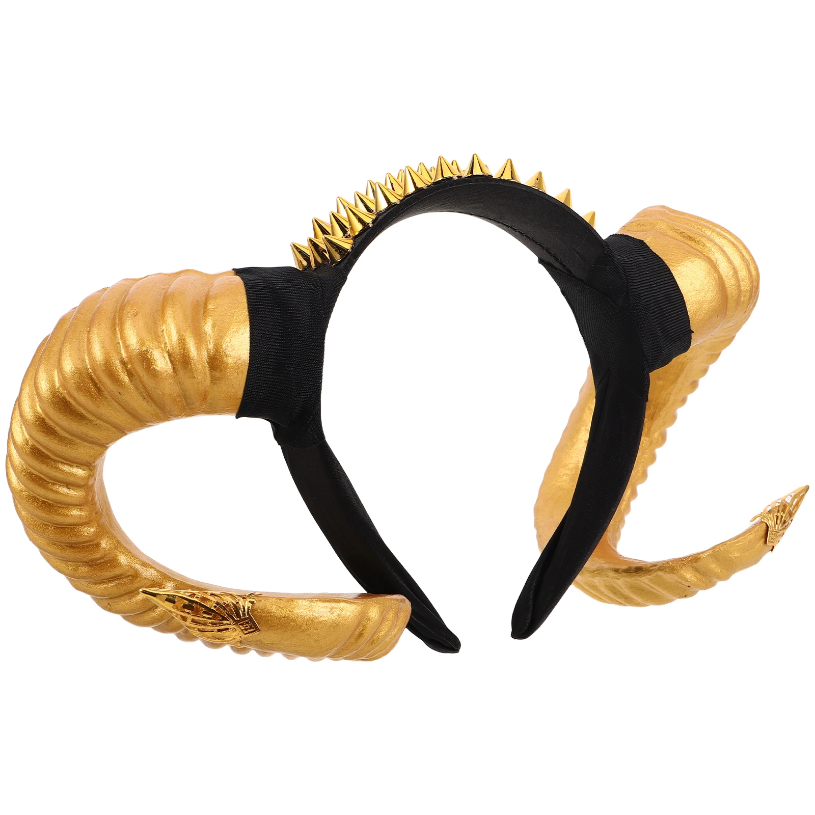

Halloween Headdress Costume Horns Animal Headbands Party Hair Accessories Ear Golden Demon
