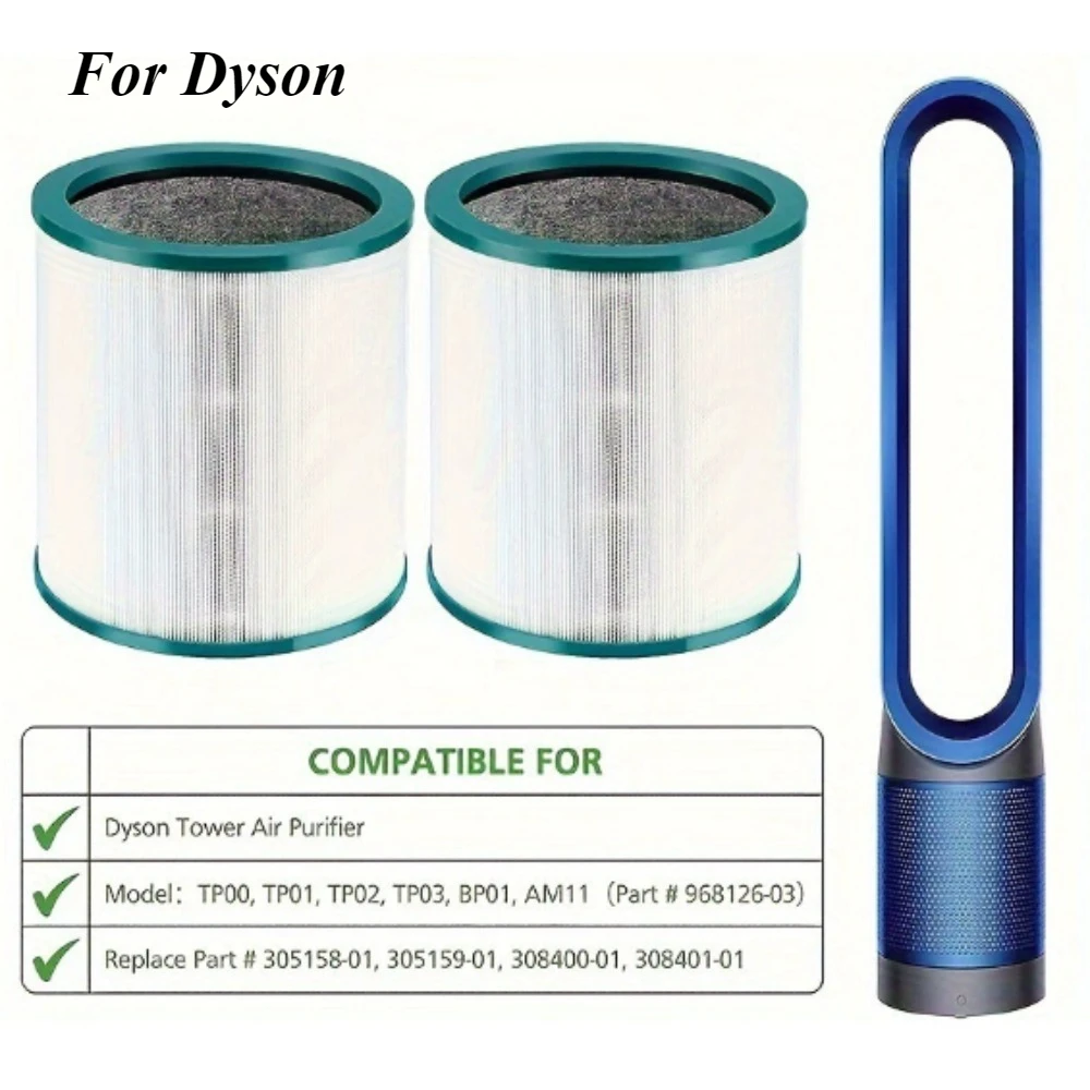 

Replacement Air Purifier Filter for Dyson AM11/TP00/TP02/TP03/BP01 – HEPA+Carbon (Compatible with Pure Cool/HP Series)