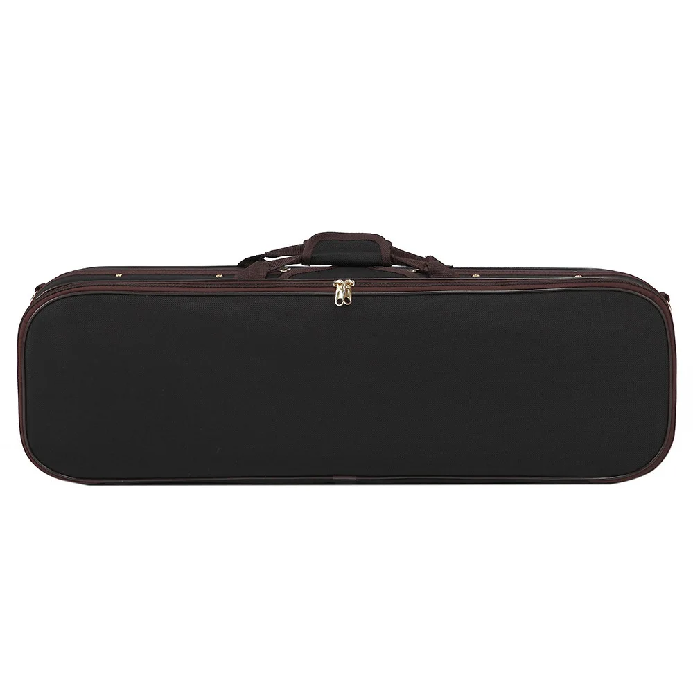 Coffee-trimmed Melt spray with humidity gauge Copper lock Shoulder strap High-quality fabric violin case