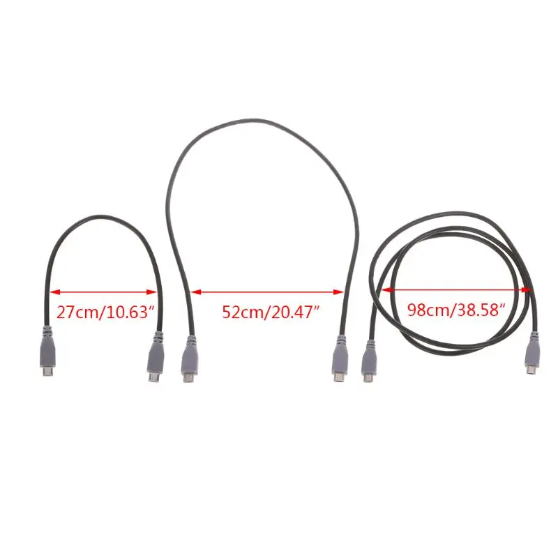 Uniwersalny kabel danych adapterem Micro USB typu B męski na Micro B męski 5-pinowy OTG