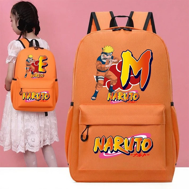 

Uzumakied Narutoed School Bag Cartoon Anime Boy Girl Knapsack Teenager Backpack Student Book Bag Rucksack Stationery Storage