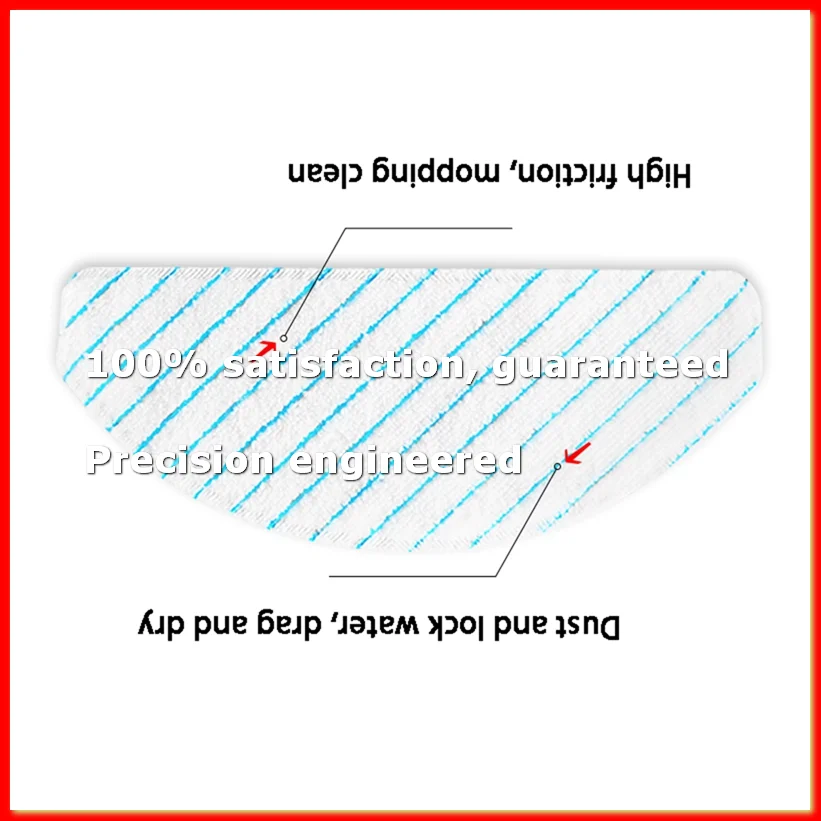 50Pcs Disposable Mop Pads for OZMO T8 , T8 Max, T9 Power/Max T10 Robot Vacuum Cleaner Accessories-ROWI