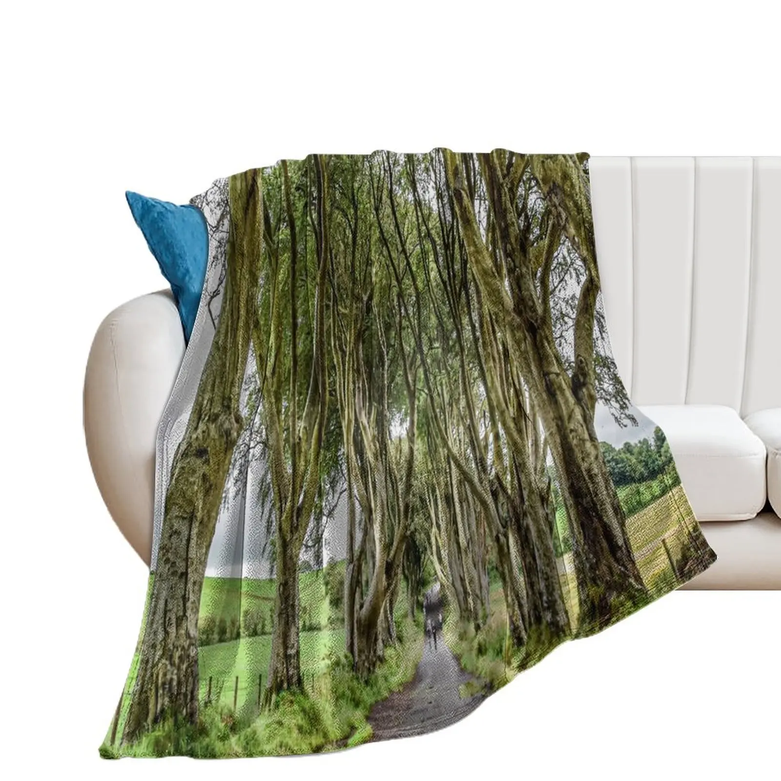 The Dark hedges Northern ireland Throw Blanket Sleeping Bag Picnic Travel manga Blankets