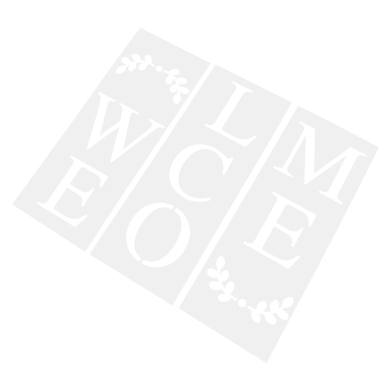 

Painting Template Reusable Stencils for Lettering Crafts Door Sign Templates Easy Lightweight Portable Waterproof Washable