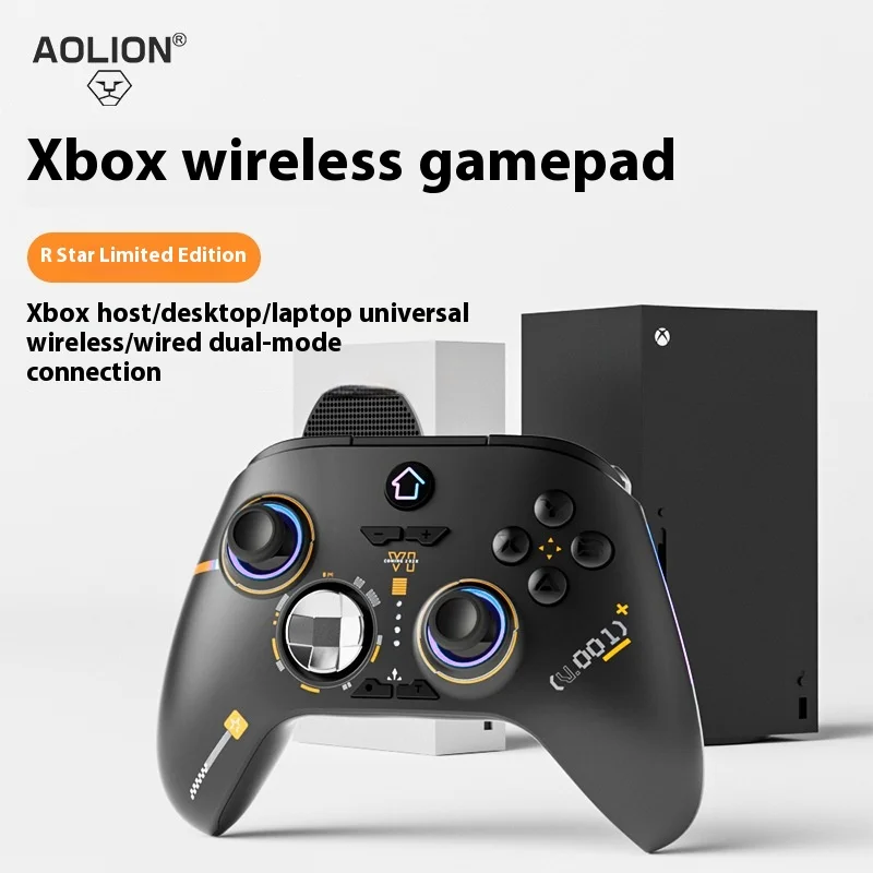 AL-XB2686B Wireless Xbox Game Controller, 2.4GHz, Hall Effect Triggers, Motion Vibration, Macro Programming Gaming Pad