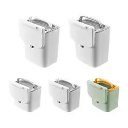 Under Sink Garbage Trash Can Portable Strong Bearing Capacity Durable Kitchen Waste Compost Bin for Cabinet Door Bathroom Indoor